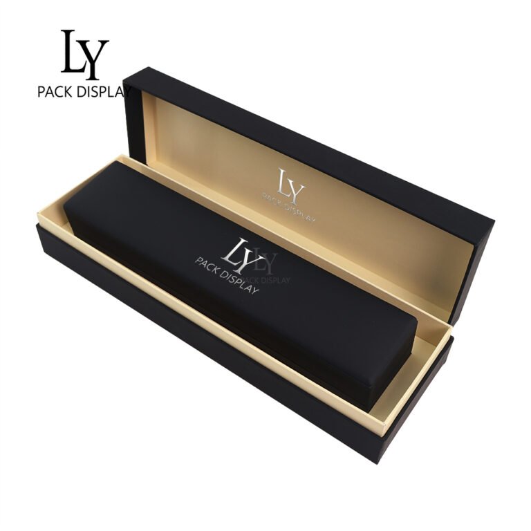 Luxury Long Chain Box – Minimalist Design, Soft Suede Interior, Scratch-Resistant Jewelry Packaging 6 IMG 2218 拷贝副本 拷贝副本 拷贝